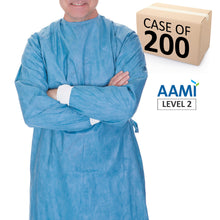 Load image into Gallery viewer, AAMI Level 2 Isolation Gowns - Case of 200