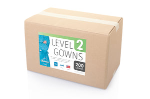 AAMI Level 2 Isolation Gowns - Case of 200